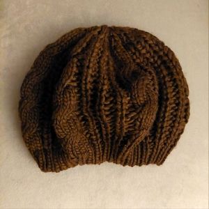 Knit beanie hat